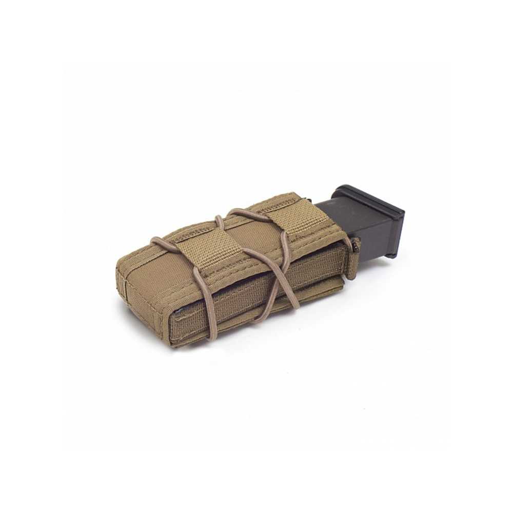 WARRIOR SINGLE QUICK MAG FOR 9MM PISTOL COYOTE TAN
