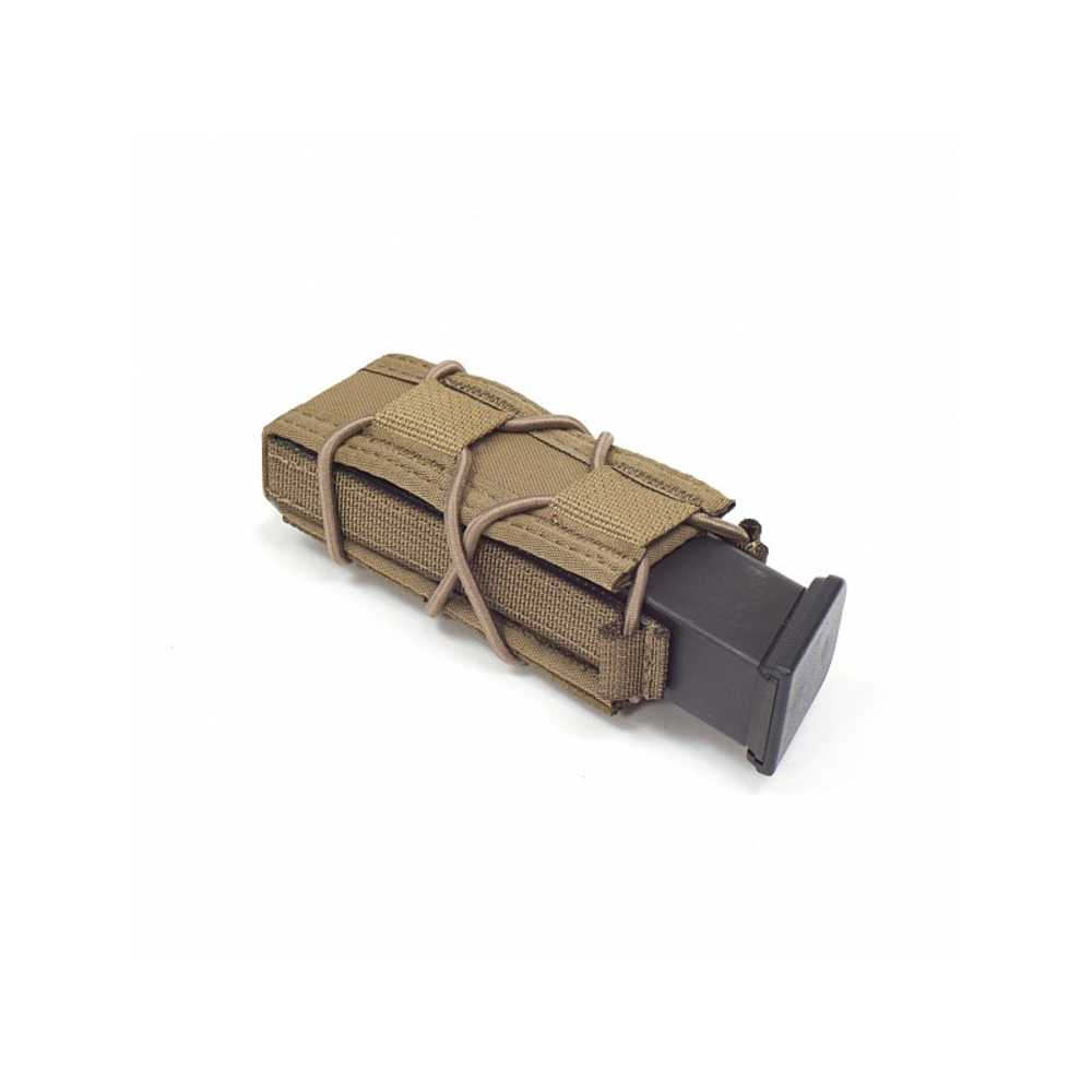 WARRIOR SINGLE QUICK MAG FOR 9MM PISTOL COYOTE TAN