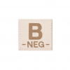 B Neg Bloodgroup Patch Desert