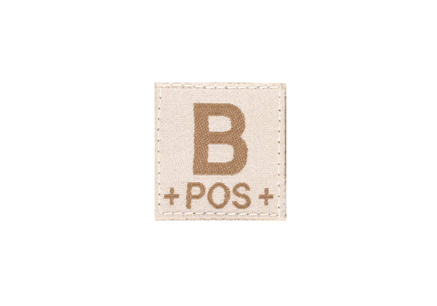 B Pos Bloodgroup Patch Desert