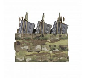 Warrior Removable Triple Molle Open Pouch RPC Multicam