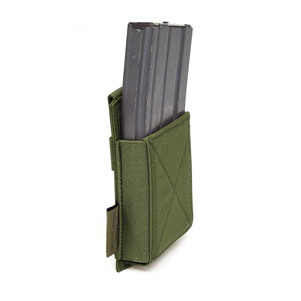 Warrior Single Elastic Mag Pouch Olive Drab