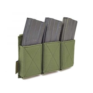 Warrior Triple Elastic Mag Pouch Olive Drab