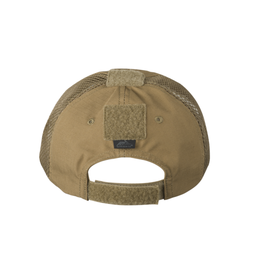 Helikon Tex Tactical BBC Cap - Cappello Tattico Uomo In Cotton Ripstop Kaki, Con Pannelli Velcro E Chiusura Regolabile