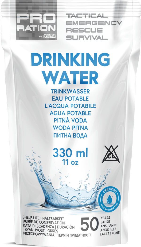 Water Ration Box PRO RATION – Emergency Water Box – Corpdefense